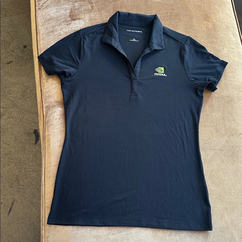 Polo shirt Small to Medium Sporty look Logo embroidery nvidia Port Authority